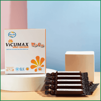Thực phẩm bảo vệ sức khỏe Vicumax Mật ong Nano Curcumin (30 tuýp)