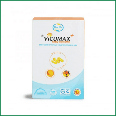 Thực phẩm bảo vệ sức khỏe Vicumax + Nano Curcumin (30 viên)