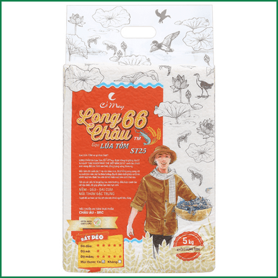 Gạo Long Châu Lúa Tôm (túi 5kg)