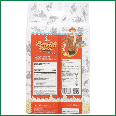 Gạo Long Châu Lúa Tôm (túi 5kg) - Ảnh 2