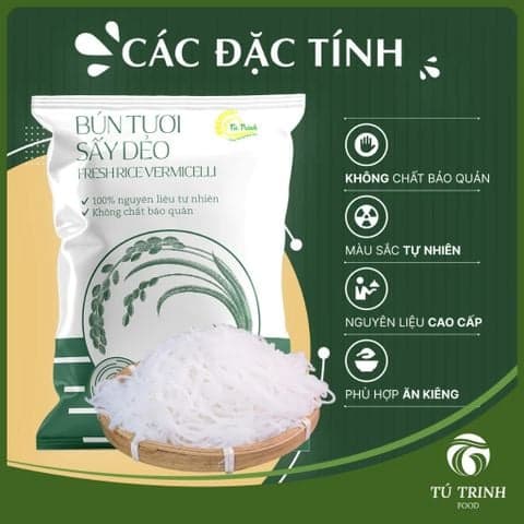 Bún tươi sấy dẻo Tú Trinh (300g) - Ảnh 2