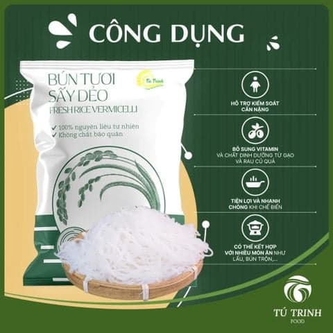 Bún tươi sấy dẻo Tú Trinh (300g) - Ảnh 3