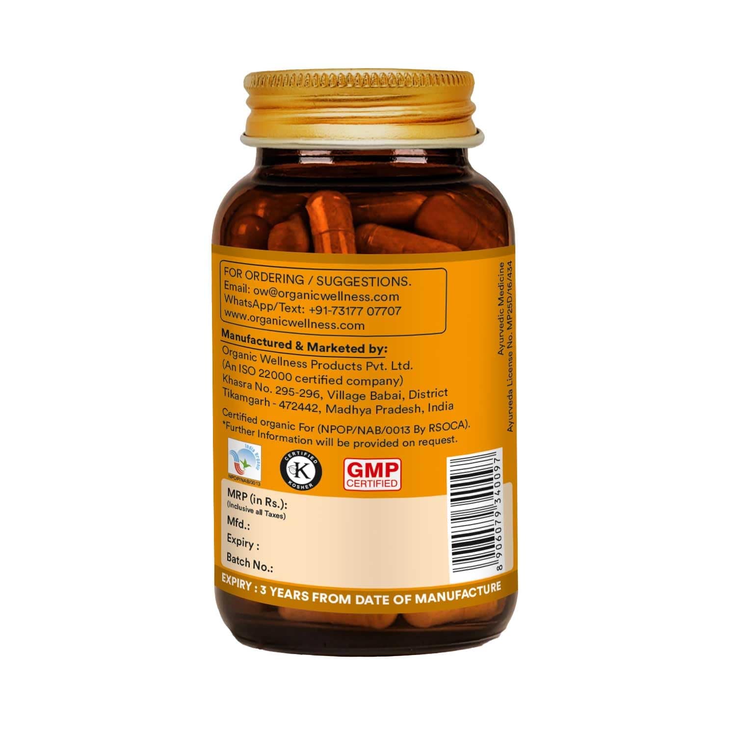 Viên nang nghệ Curcumin (dạng thuần chay) 90 viên - Ảnh 3