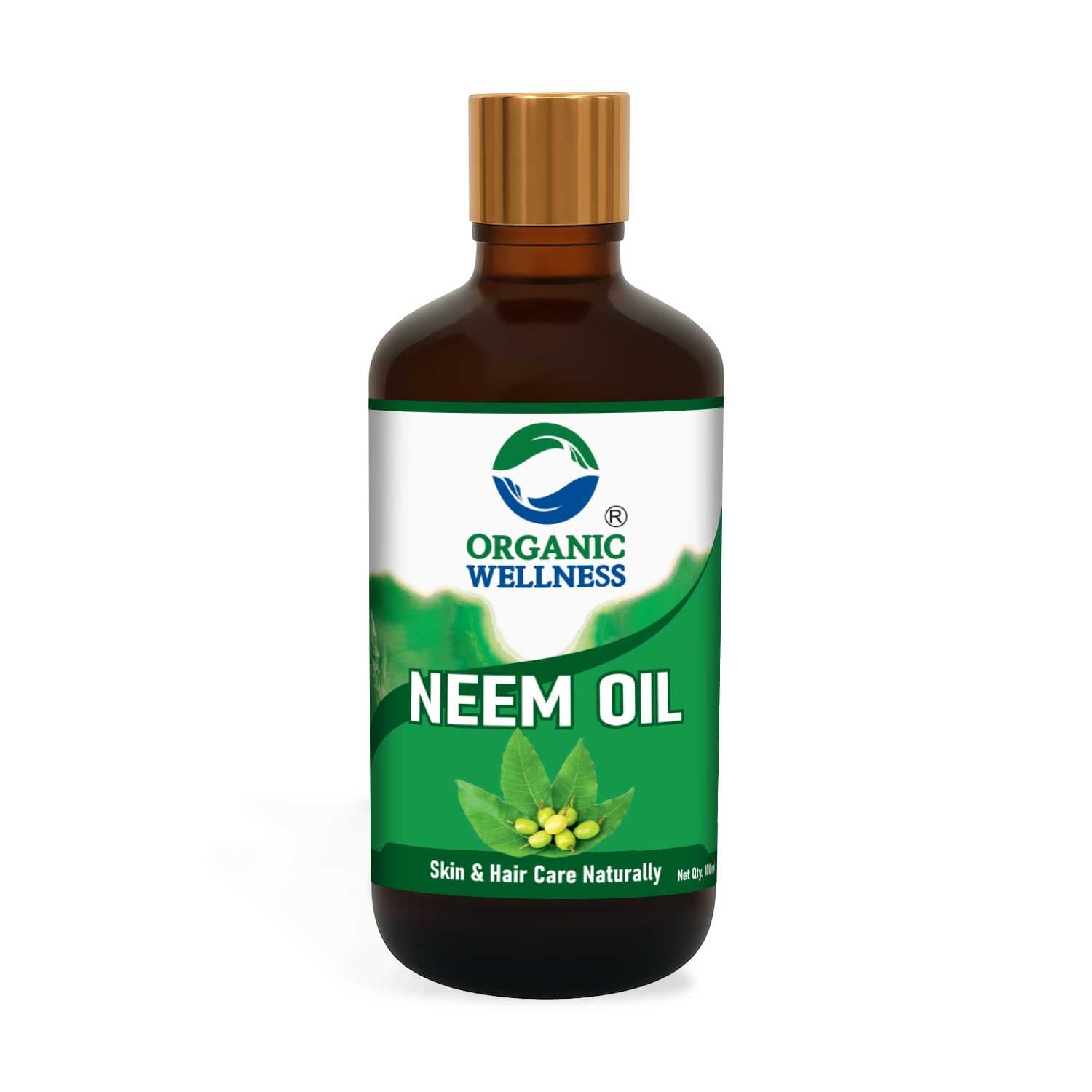Dầu Neem Ép Lạnh Nguyên Chất Organic Wellness II Hỗ Trợ Da Đầu Khỏe Mạnh & Chống Gàu – 100 ml