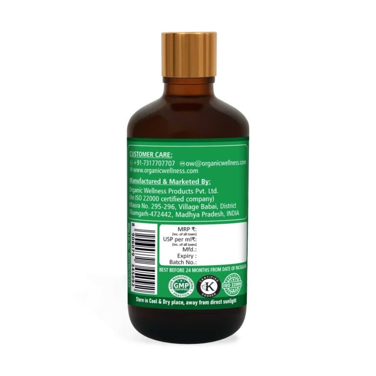 Dầu Neem Ép Lạnh Nguyên Chất Organic Wellness II Hỗ Trợ Da Đầu Khỏe Mạnh & Chống Gàu – 100 ml - Ảnh 3