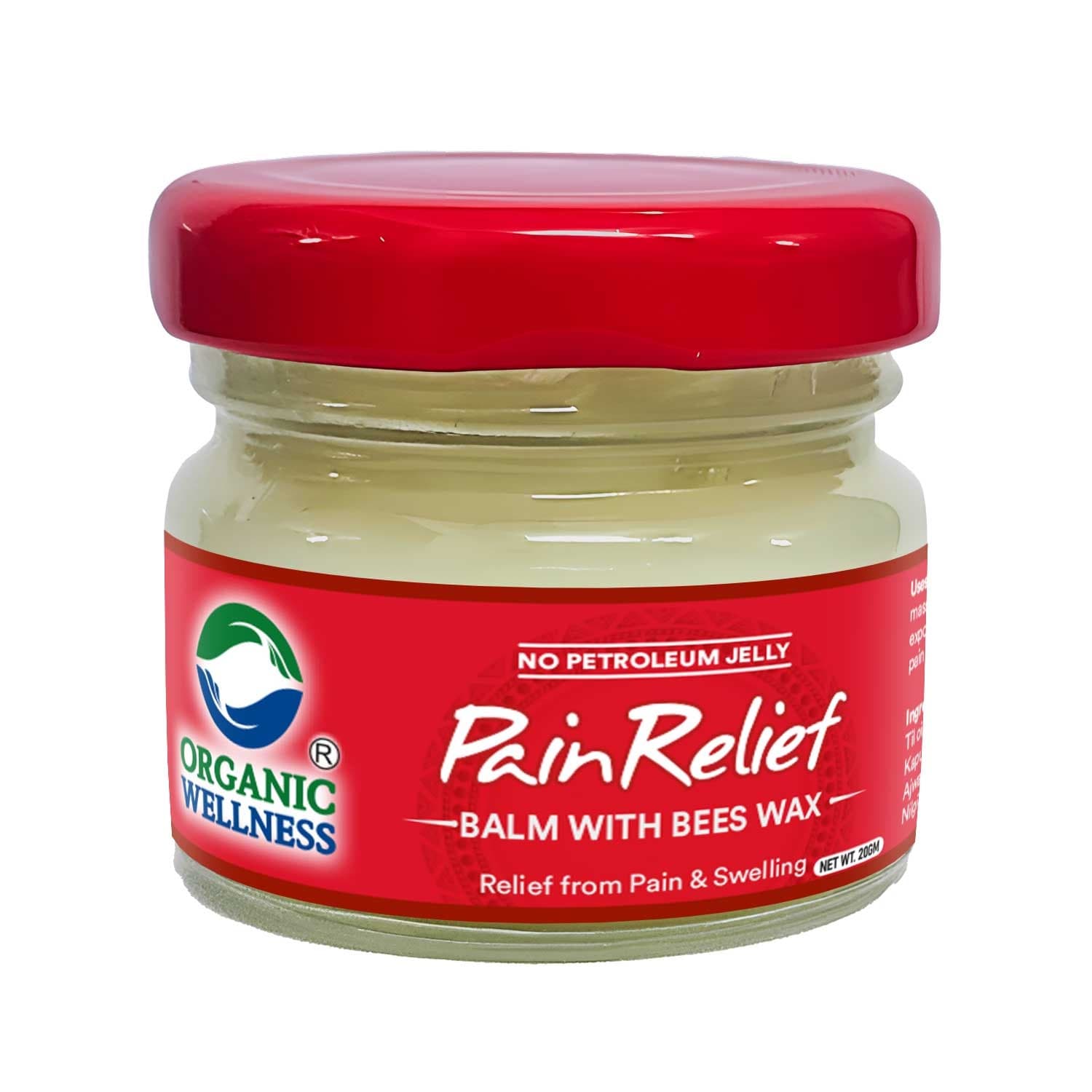 Organic Wellness Pain Relief Balm với sáp ong