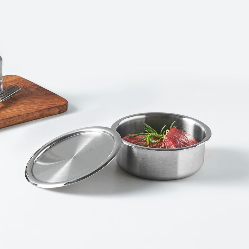 Hộp đựng cơm trưa bằng thép không gỉ Gottmann Tongs 316Ti số 6 600ml