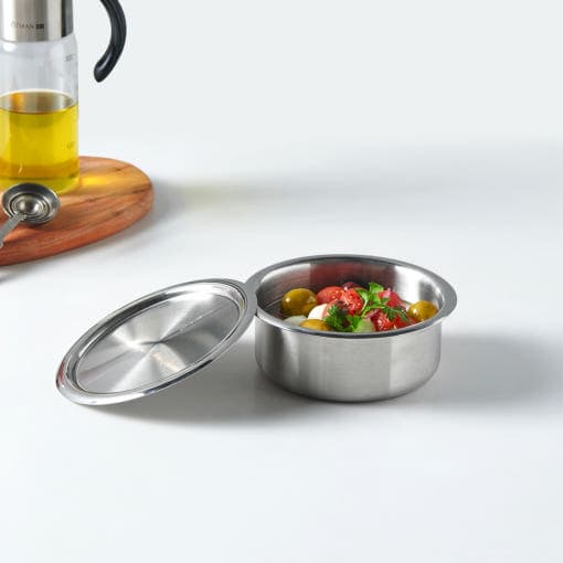 Hộp đựng cơm trưa bằng thép không gỉ Gottmann Tongs 316Ti số 4 400ml