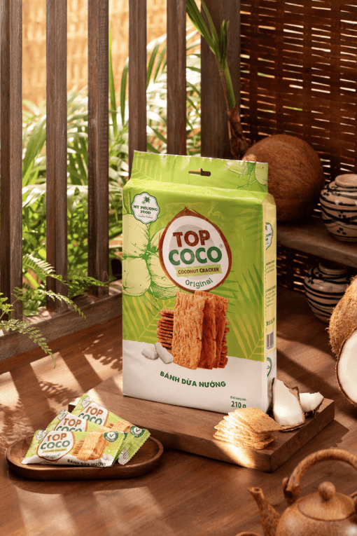 Bánh dừa nướng TOPCOCO - 210g (Vị Nguyên bản)