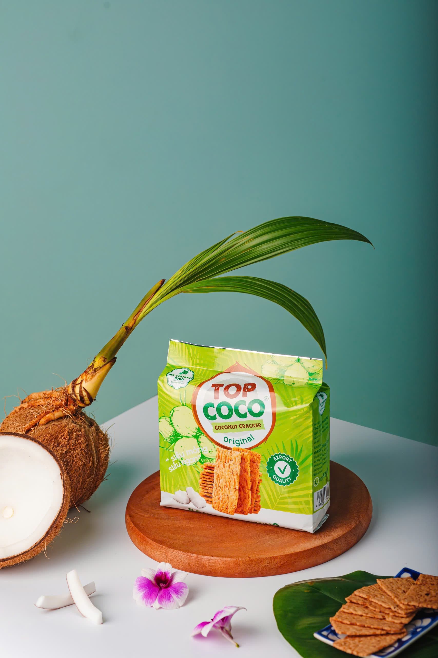 Bánh dừa nướng TOPCOCO - 150g (Vị Nguyên bản)