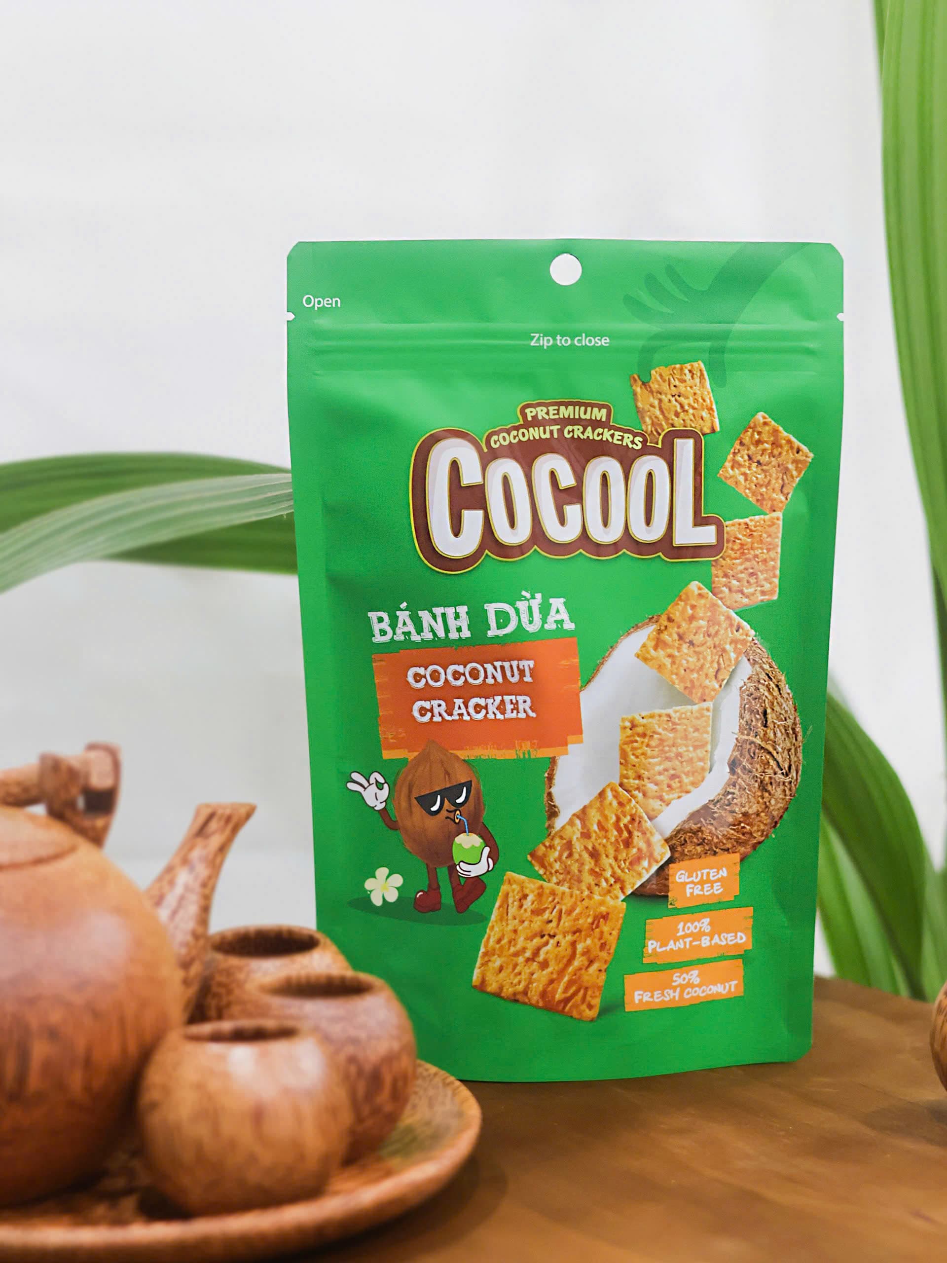 Bánh dừa nướng Cocool – 80 gram (Vị Nguyên bản)