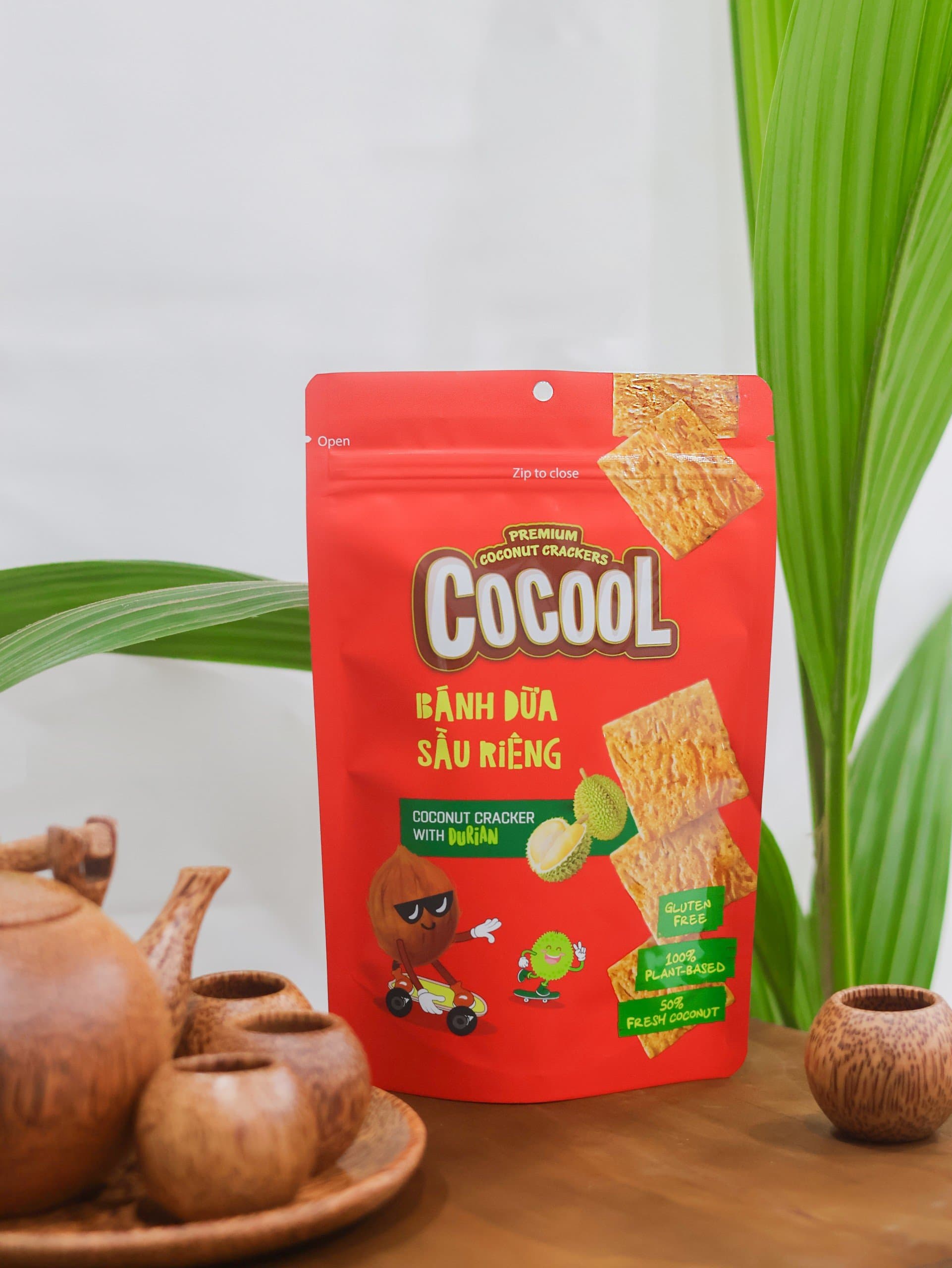 Bánh dừa nướng Cocool – 80 gram (vị sầu riêng)